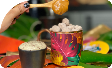 Cappuccino com doce de leite 